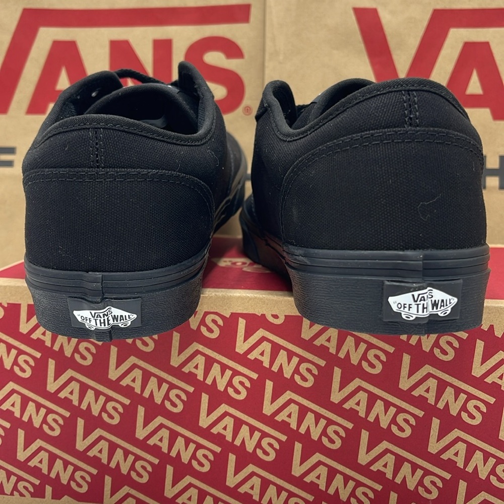 Vans Women’s Black Canvas Sneakers Atwood (Canvas) Black/Black
VN000TUY186 - Picture 13 of 16